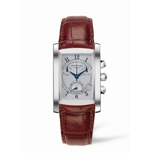 Longines DolceVita 28 Quartz Chronograph Paslanmaz Çelik Gümüş, referans L5.656.4.73.4