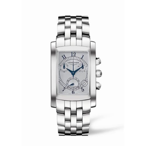 Longines DolceVita 28 Quartz Chronograph Paslanmaz Çelik Gümüş, referans L5.656.4.73.6