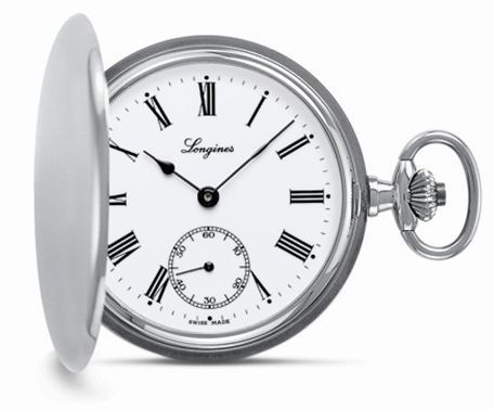 Longines Heritage Pocket Watch Roman Hunter, referans L7.012.4.21.1