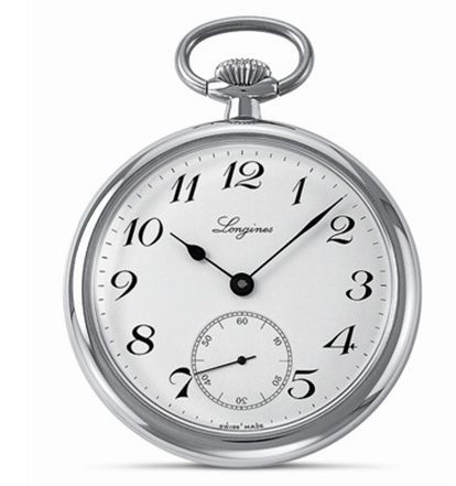 Longines Heritage Pocket Watch Arabic, referans L7.014.4.73.1