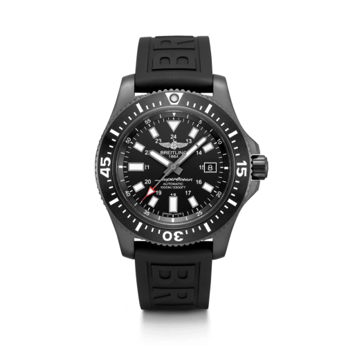 Breitling Superocean 44 Special Siyahsteel / Siyah / Kauçuk / Folding, referans M17393131B1S1