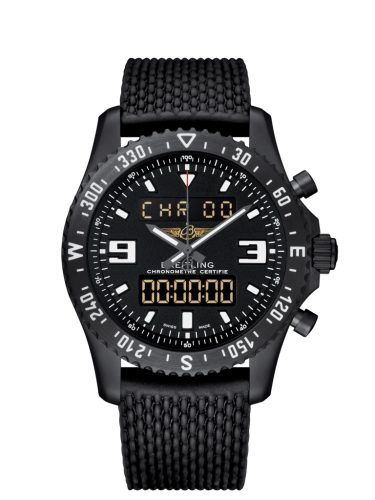 Breitling Chronospace Military Siyahsteel / Volcano Black / Rubber / Folding 46mm, reference M78367101B1S1