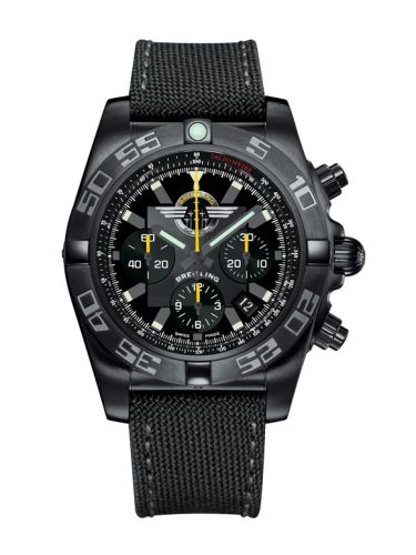Breitling Chronomat 44 Siyahsteel / Breitling Jet Team / Military, referans MB01109L.BD48.109W