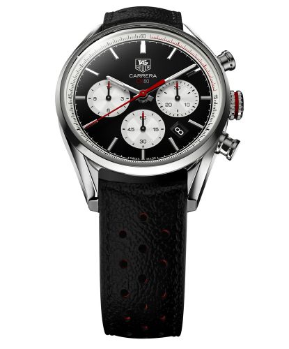 TAG Heuer Carrera CH80 Paslanmaz Çelik / Siyah / Calf, referans CBA2110.FC6347