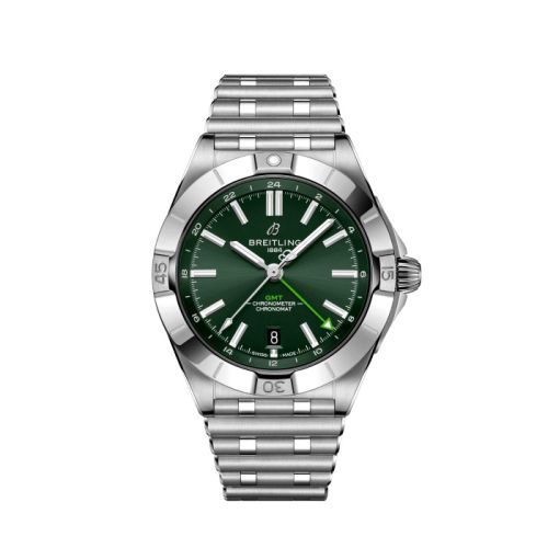Breitling Chronomat 40 GMT Paslanmaz Çelik / Yeşil - Germany, referans P323981A1LA1
