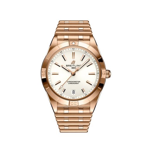 Breitling Chronomat Automatic 36 Kırmızı Altın / Beyaz / Rouleaux, referans R10380101A1R1