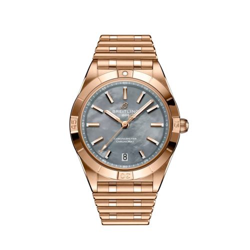 Breitling Chronomat Automatic 36 Kırmızı Altın / Gri MOP / Rouleaux, referans R103801A1G1R1