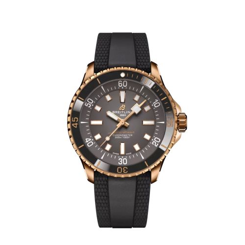 Breitling SuperOcean Automatic 42 Kırmızı Altın / Gri / Oomiya, referans R173751A1G1S1