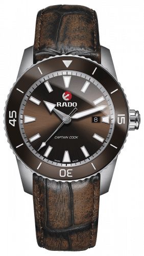 Rado HyperChrome Captain Cook 45 Titanyum / Yeşil / Alligator, referans R32501305