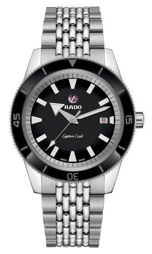 Rado HyperChrome Captain Cook 42 Paslanmaz Çelik / Siyah / Bilezik, referans R32505153