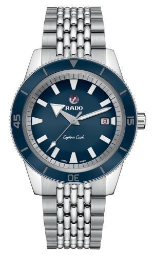 Rado HyperChrome Captain Cook 42 Paslanmaz Çelik / Mavi / Bilezik, referans R32505203