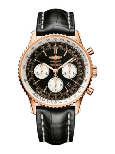 Breitling Navitimer 01 43 Kırmızı Altın / Siyah / Alligator / Pin, referans RB012012/BA49/743P/R20BA.1