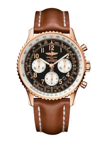 Breitling Navitimer 01 43 Kırmızı Altın / Siyah Arabic / Calf / Pin, referans RB012012/BB07/433X/R20BA.1