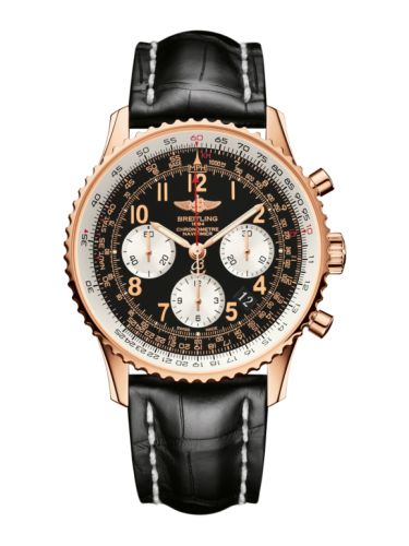 Breitling Navitimer 01 43 Kırmızı Altın / Siyah Arabic / Croco / Pin, referans RB012012/BB07/743P/R20BA.1