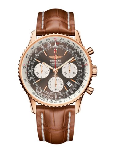 Breitling Navitimer 01 43 Red Gold / Bronze / Alligator, reference RB012012.Q606.737P