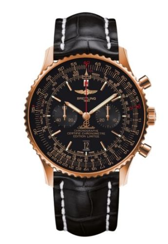 Breitling Navitimer 01 46 Kırmızı Altın / Siyah / Croco, referans RB012824.BE20.760