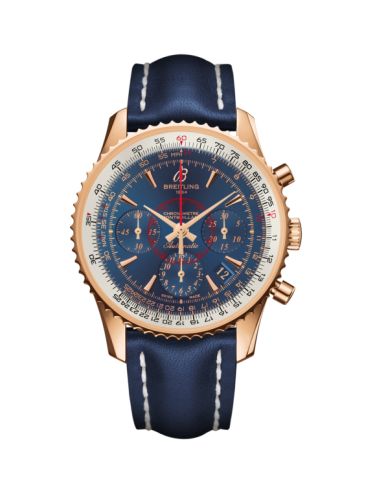 Breitling Montbrillant 01 Kırmızı Altın / Aurora Mavi / Calf 40mm, referans RB013012.C896.113X
