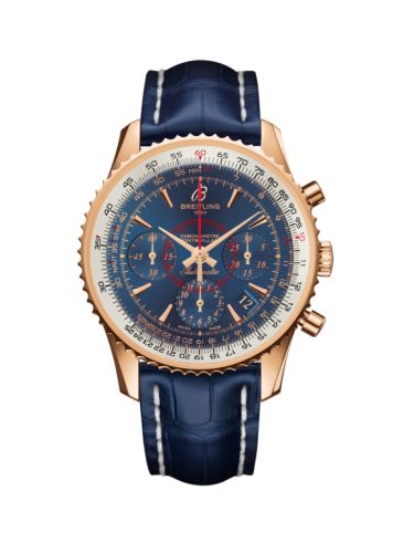 Breitling Montbrillant 01 Kırmızı Altın / Aurora Mavi / Croco 40mm, referans RB013012.C896.718P