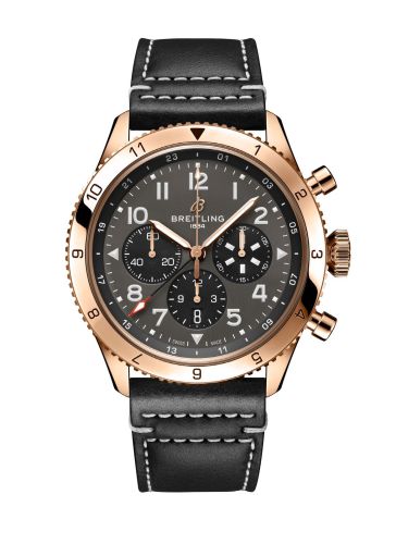 Breitling Super AVI B04 Chronograph GMT 46 P-51 Mustang Red Gold / Boutique Edition, reference RB04451A1B1X1