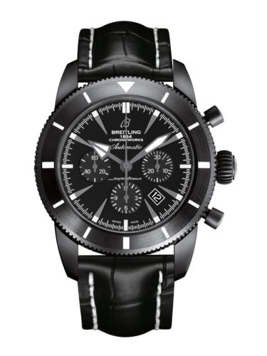 Breitling Superocean Heritage 46 Chronoworks Seramik / Siyah / Croco, referans SB0161E4.BE91.760P