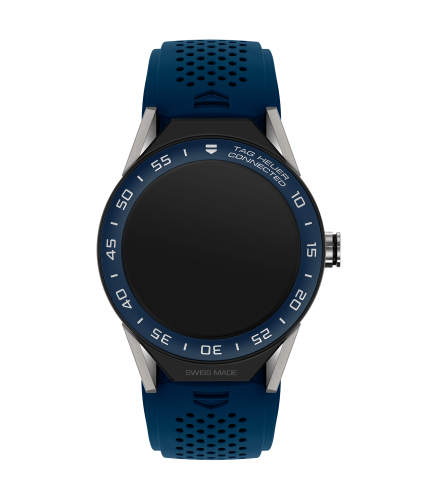 TAG Heuer Carrera Connected Modular 45 Titanium / Blue Ceramic / Blue Rubber, reference SBF8A8012.11FT6077