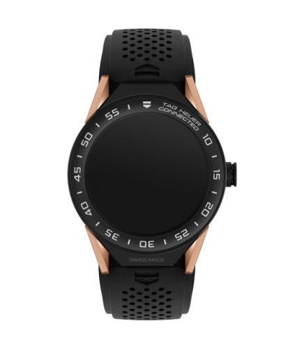 TAG Heuer Carrera Connected Modular 45 Black Titanium / Rose Gold / Ceramic / Black Rubber, reference SBF8A8013.32FT6076