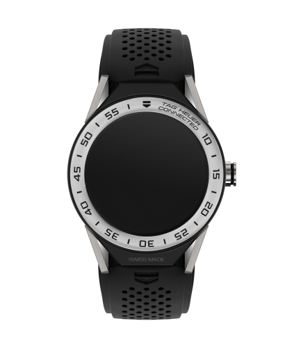 TAG Heuer Carrera Connected Modular 45 Titanyum / Paslanmaz Çelik / Siyah Kauçuk, referans SBF8A8014.11FT6076