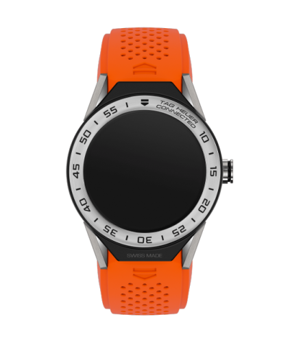 TAG Heuer Carrera Connected Modular 45 Titanium / Stainless Steel / Orange Rubber, reference SBF8A8014.11FT6081