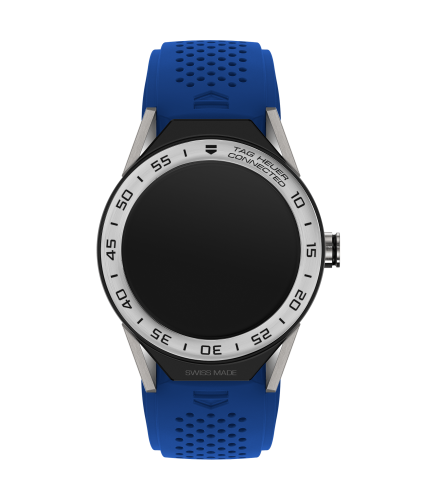 TAG Heuer Carrera Connected Modular 45 Titanium / Stainless Steel / Blue Electric Rubber, reference SBF8A8014.11FT6118
