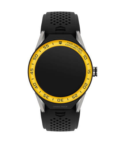 TAG Heuer Carrera Connected Modular 45 Titanium / Yellow Aluminum / Black Rubber, reference SBF8A8017.11FT6076