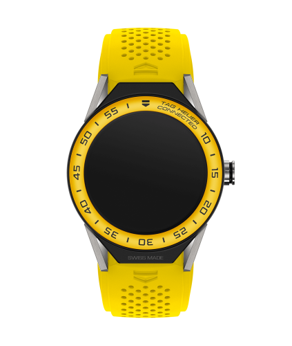 TAG Heuer Carrera Connected Modular 45 Titanium / Yellow Aluminum / Yellow Rubber, reference SBF8A8017.11FT6082