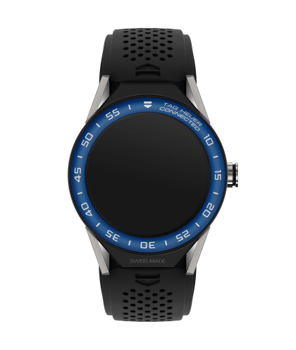 TAG Heuer Carrera Connected Modular 45 Titanyum / Mavi Aluminum / Mavi Kauçuk, referans SBF8A8019.11FT6076