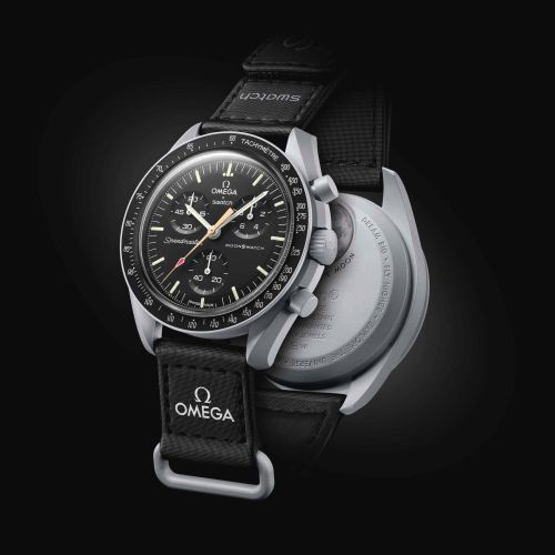 MoonSwatch Mission to the Moon Moonshine Altın Pembe Moon 42 mm