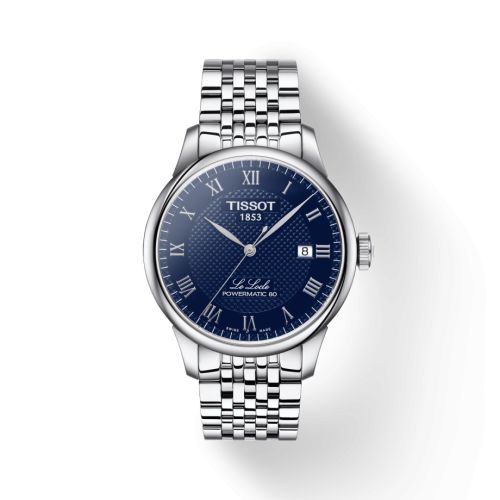 Tissot Le Locle Powermatic 80 39.3 Paslanmaz Çelik / Mavi / Bilezik, referans T006.407.11.043.00