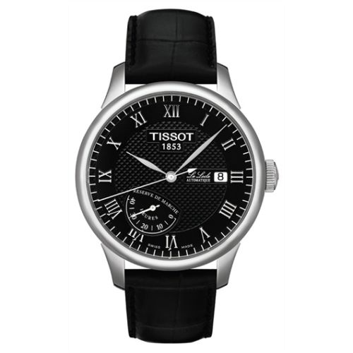 Tissot Le Locle Power Reserve 39.3 Paslanmaz Çelik / Siyah / Kayış, referans T006.424.16.053.00