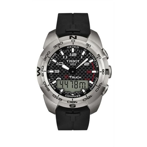 Tissot T-Touch Expert Siyah Kauçuk Ti 43.6mm, referans T013.420.47.202.00