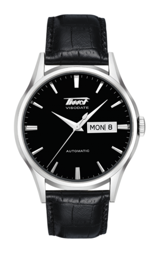 Tissot Visodate Automatic Paslanmaz Çelik / Siyah / Kayış 39.3mm, referans T019.430.16.051.01