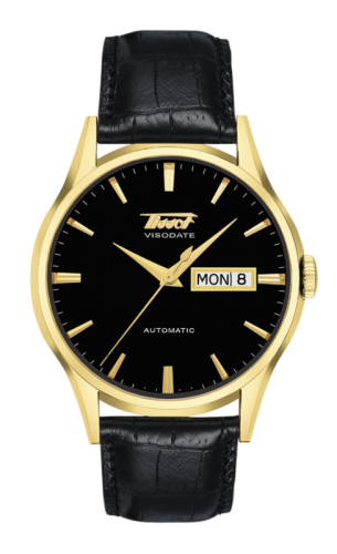 Visodate Automatic Sarı Altın PVD / Siyah / Kayış 39.3 mm