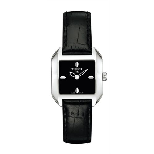 T-Wave Square Quartz 23.6 Paslanmaz Çelik / Siyah / Kayış