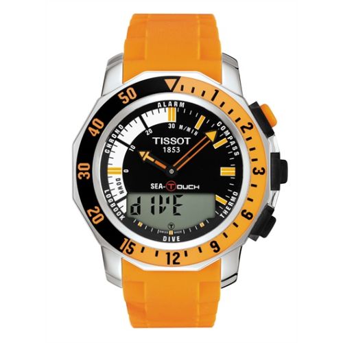 Tissot Sea-Touch Meters Turuncu 44.4mm, referans T026.420.17.281.02