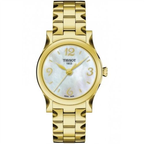 Tissot Stylis-T Quartz 29 Sarı Altın PVD / MOP / Bilezik, referans T028.210.33.117.00