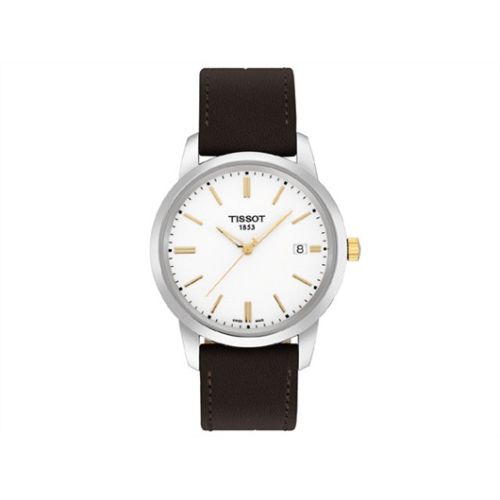 Tissot Dream Quartz 38 Paslanmaz Çelik / Sarı Altın PVD / Beyaz / Kayış, referans T033.410.26.011.01