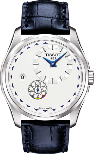 Tissot Couturier Automatic Small Second Paslanmaz Çelik / Gümüş / Kayış / Romania Centenary, referans T035.428.16.031.01