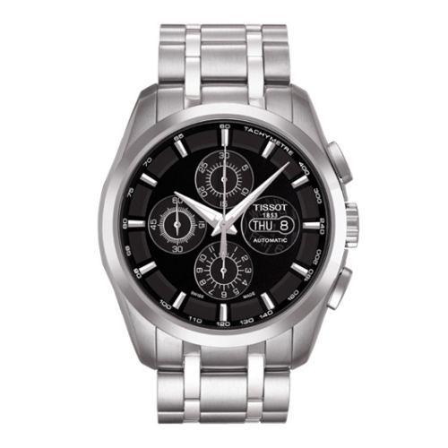 Tissot Couturier Chronograph Automatic 7750 Bilezik 43mm, referans T035.614.11.051.00