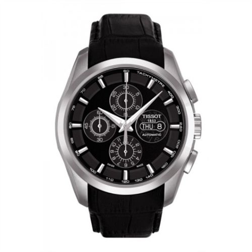 Tissot Couturier Chronograph Automatic 7750 Kayış 43mm, referans T035.614.16.051.00