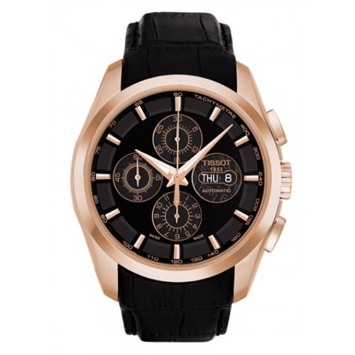 Tissot Couturier Chronograph Automatic 7750 Gül 43mm, referans T035.614.36.051.00