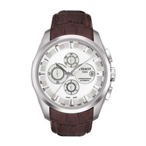 Tissot Couturier Automatic Chronograph Gümüş / Kayış 43mm, referans T035.627.16.031.00
