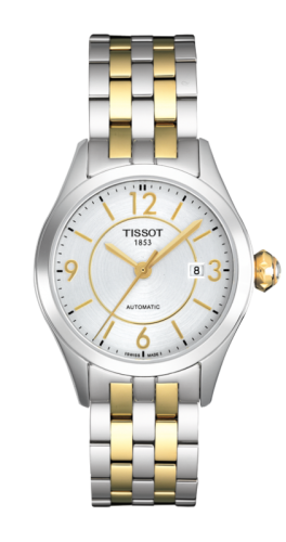 Tissot T-One Automatic 28 Paslanmaz Çelik / Sarı Altın PVD / Bilezik, referans T038.007.22.037.00