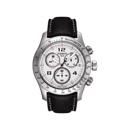 V8 Quartz Chronograph Tachymeter Gümüş 42.5 mm
