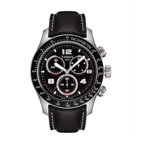 V8 Quartz Chronograph Tachymeter Siyah 42.5 mm